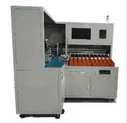 Sticking & Sorting machine for cylindrical cells