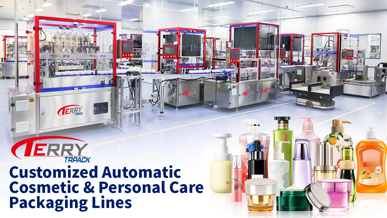TRPACK Customized Automatic Cosmetic and personal care packaging Lines