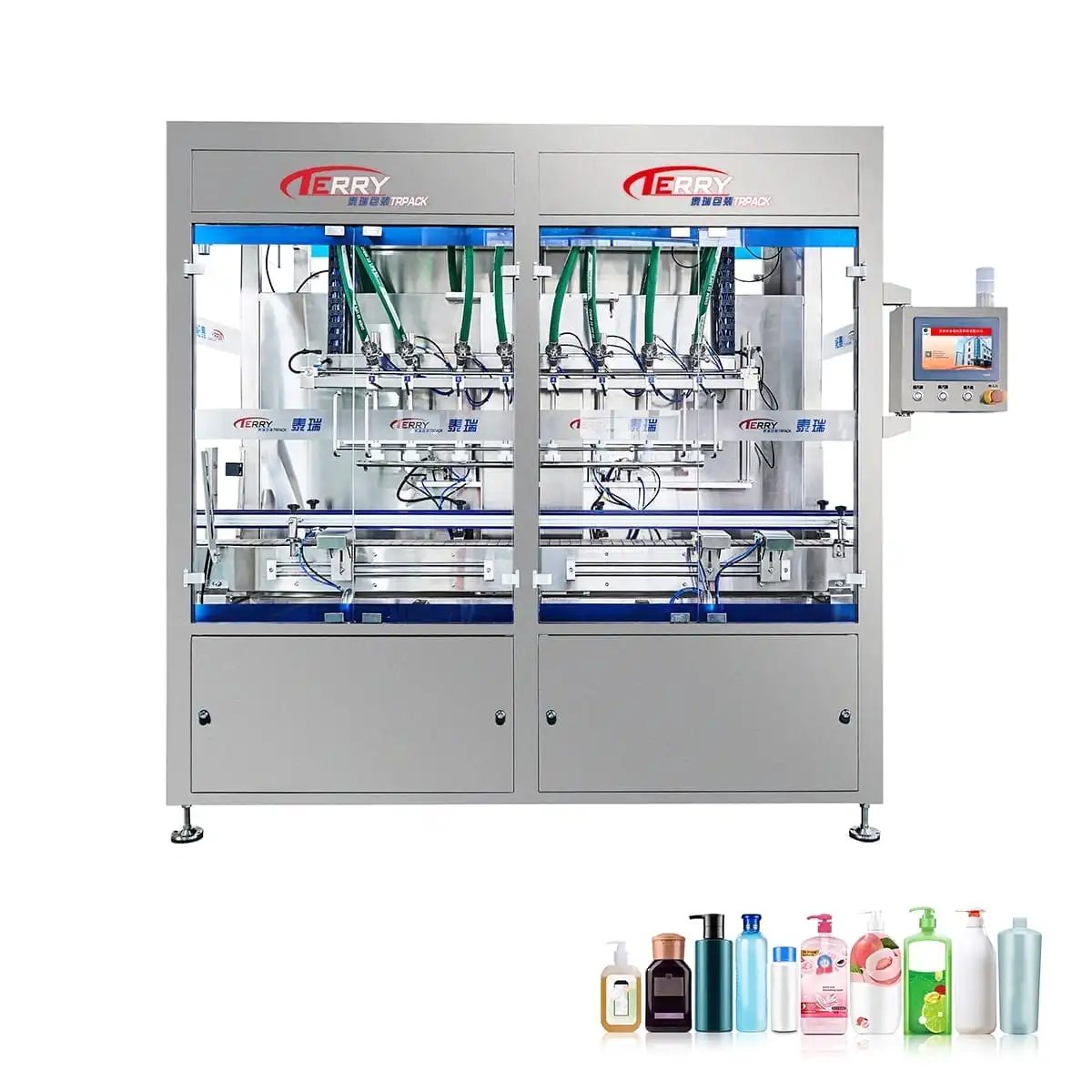 TRPACK GGZ High Viscosity Filling Machine and daily chemical cosmetic bottles
