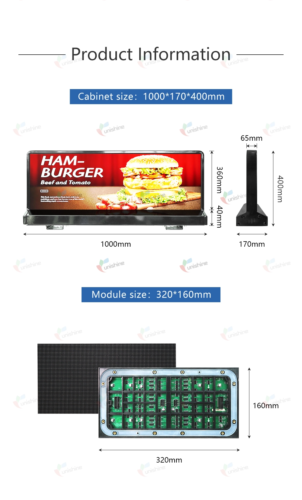 Taxi Top LED Display (2)