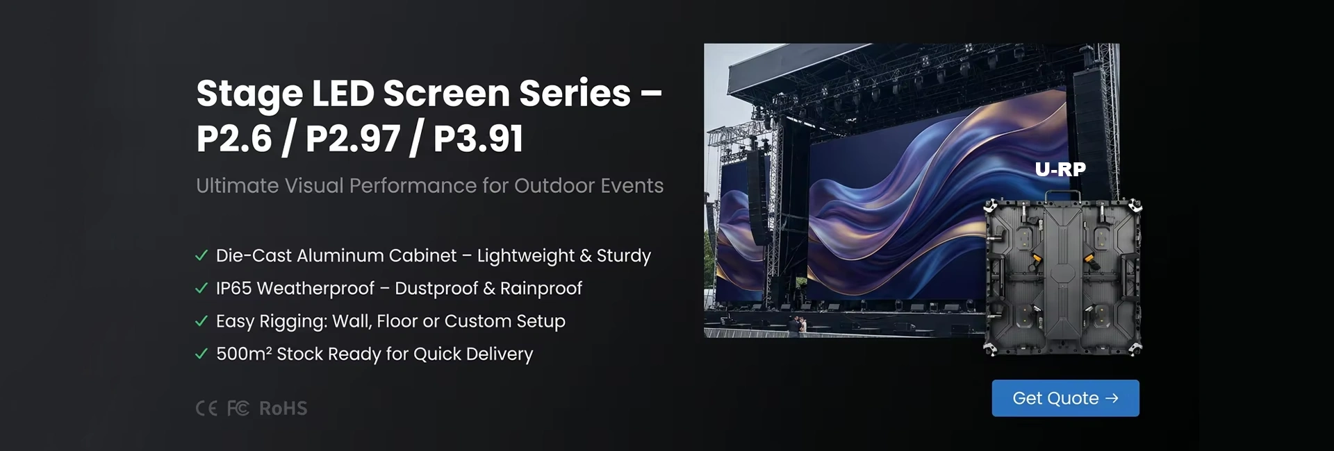 Stage Rental LED Display Screen (1)