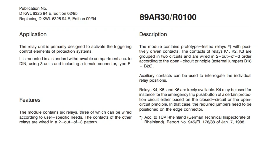 89AR30 DATA SHEET