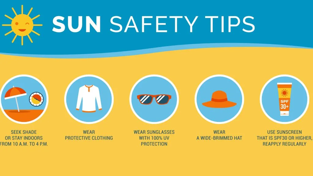 Summer sun safety tips