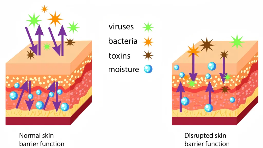 Normal Skin VS. Disrupted Skin