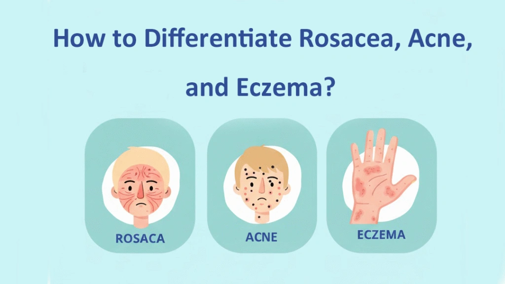 How to Differentiate Rosacea, Acne, and Eczema cover