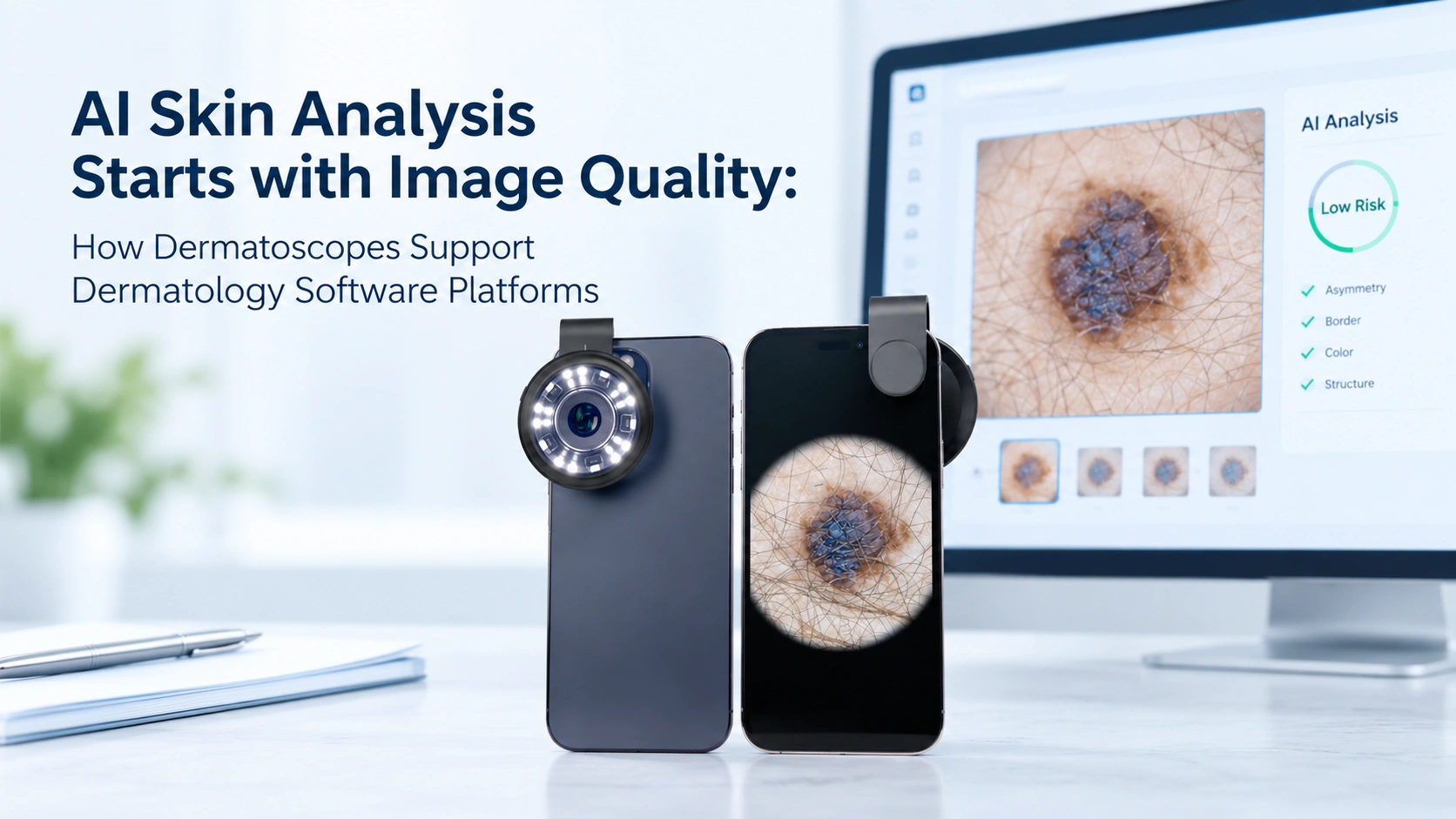 AI dermatoscope IBOOLO