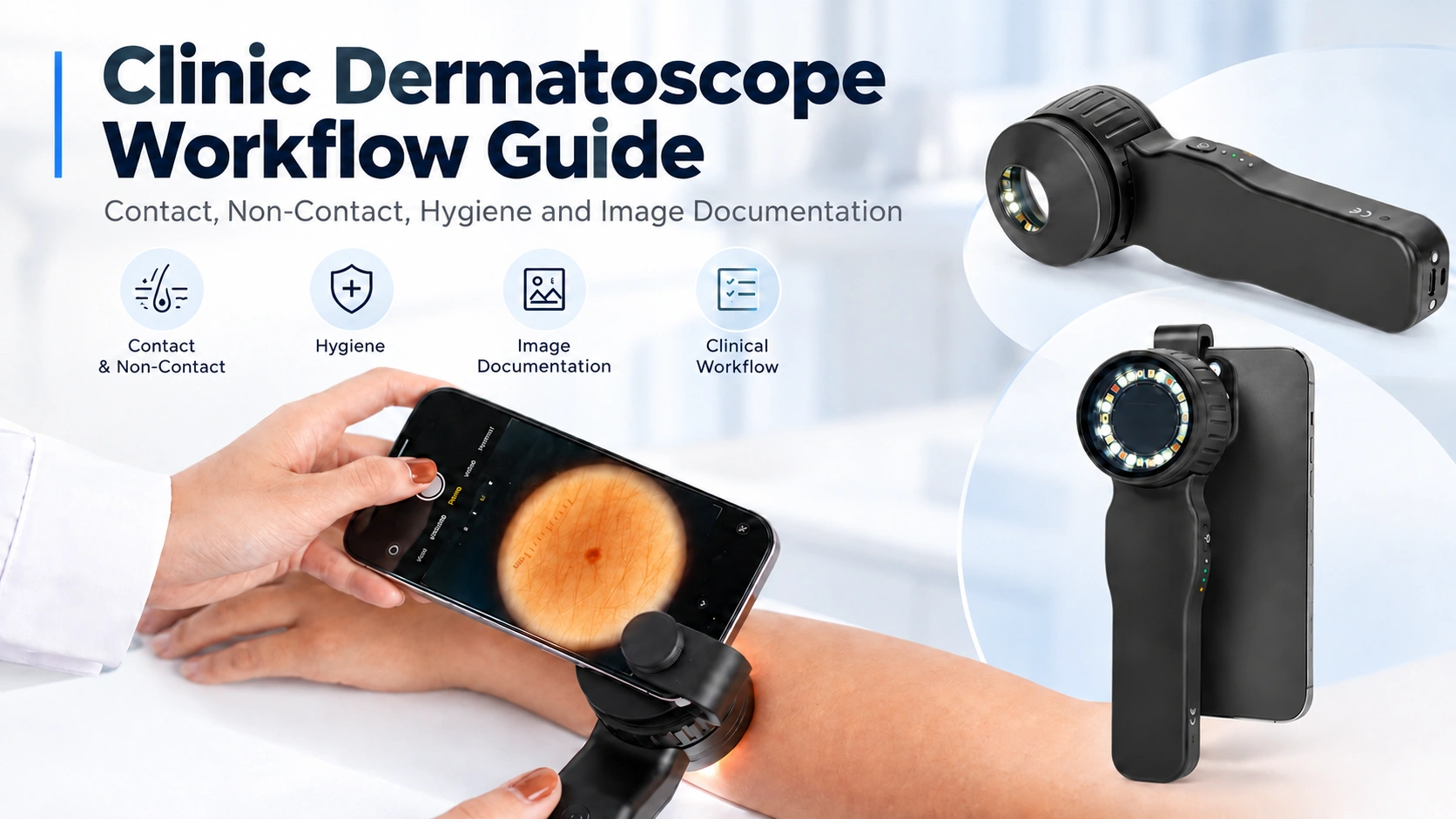Iboolo dermatoscope clinic flow
