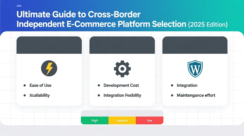 Ultimate Guide to Cross-border Independent Site Platform Selection (2025 Edition): Shopify, WordPress, or Custom Development?
