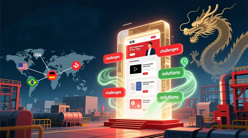 中国制造B端独立站如何通过内容营销突破外贸困局