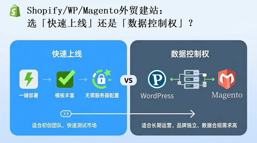 Shopify WP Magento外贸建站