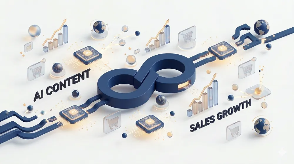 AI 寫文章如何真正幫你賣貨？給出海獨立站的一套完整內容閉環