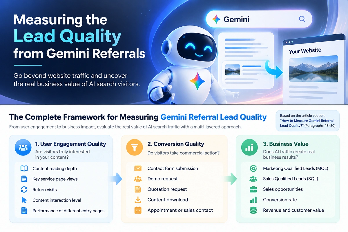 Gemini 引薦流量的線索質量：如何衡量 AI 搜尋帶來的商業價值？