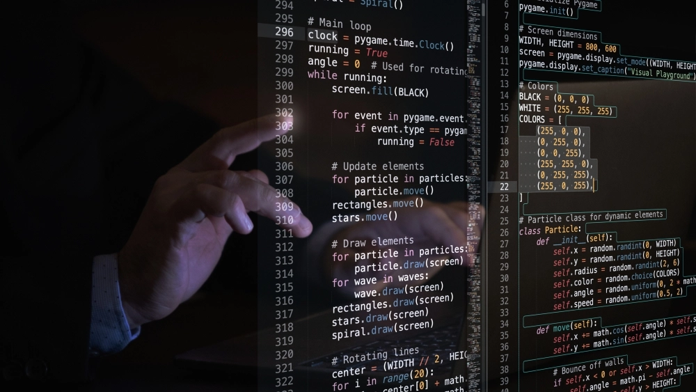 Fictional,Virtual,Interface,With,Highlighted,Digital,Elements,,Blending,Technical,Precision