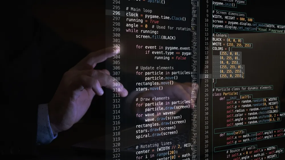 Fictional,Virtual,Interface,With,Highlighted,Digital,Elements,,Blending,Technical,Precision