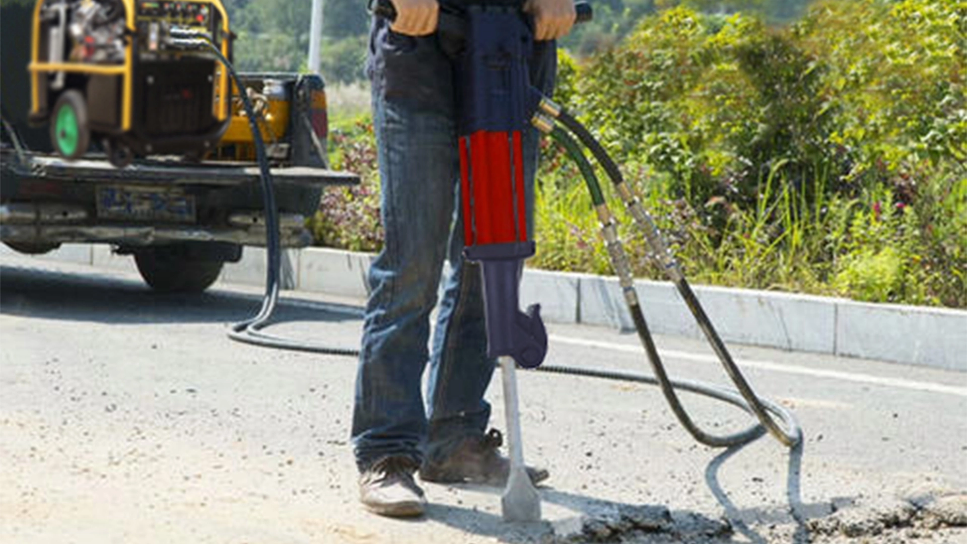 hydraulic power unit and hydraulic breaker