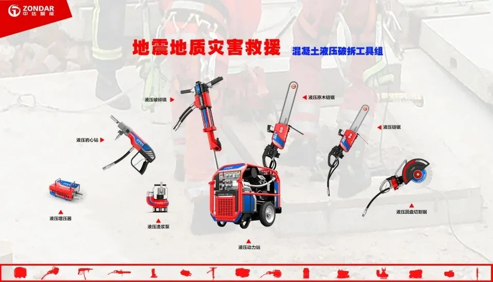 ZONDAR HYDRAULIC CONCRETE BREAKING TOOLS