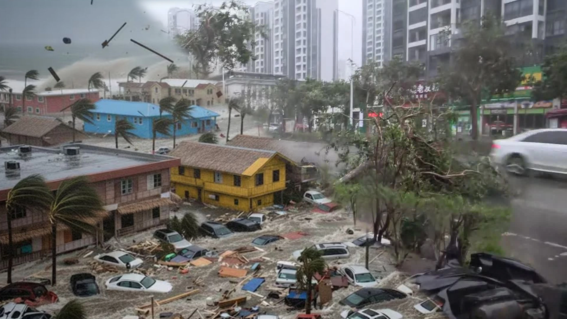 Ragasa typhoon heat south of China
