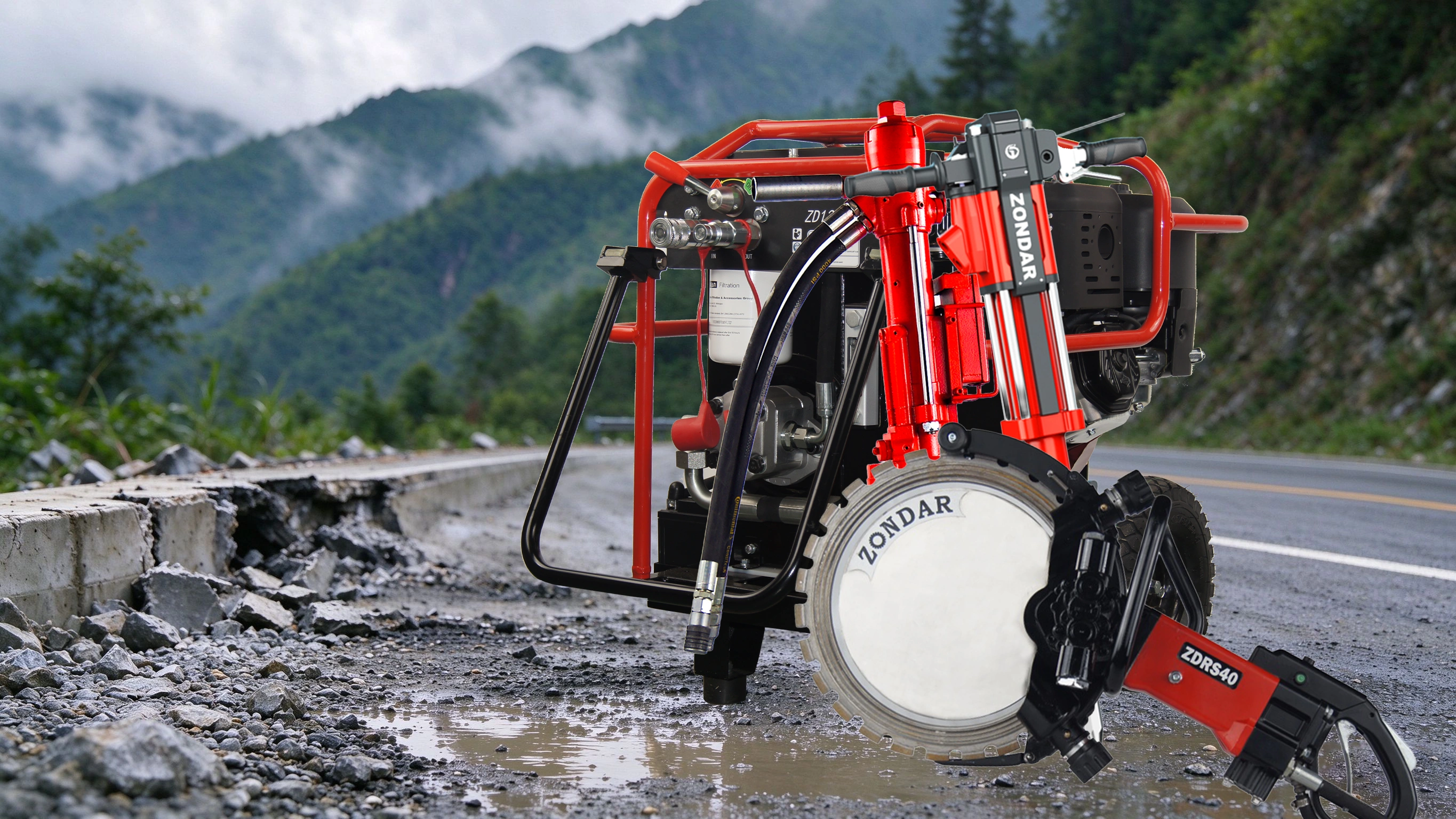 portable hydraulic tool system